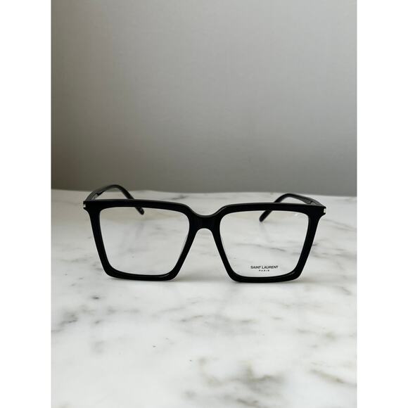 NEW Saint Laurent SL474 Opt Black Square Frames - Picture 6 of 9